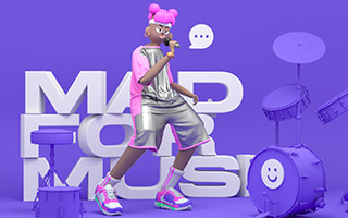 灰昼卡通人物建模穿衣渲染一体化流程2020年（高清画质）