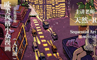 【天然-R】欧美风格小众漫画入门班2020年（画质高清有课件）