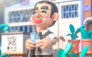 【ZXX】C4D卡通形象建模21天打卡课2019年9月结课