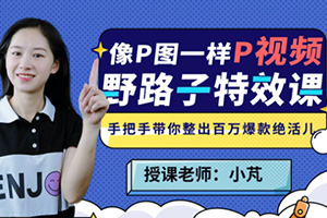 野路子特效课丨像P图一样“P”视频（画质高清无素材）