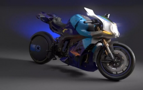 魔型志maya硬表面仿赛摩托制作全流程【画质高清】