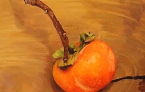 阿妹艺术写实油画系统课水果班【画质不错只有视频】