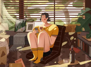 阿妹艺术HOHO猴扁平插画系统课2021【画质还行只有视频】