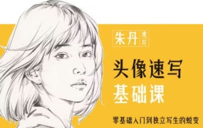 朱丹头像速写基础课第6期2023年【画质高清只有视频】
