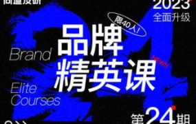 尚道设研品牌精英班第24期2023年【画质不错只有视频】