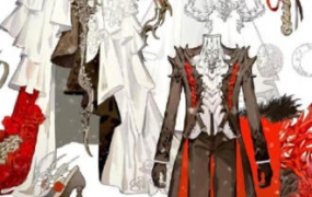 刘大狸子服饰设计立绘专项课2023【画质不错有素材】