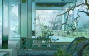 肥右嘟嘟古风场景课2023年【画质不错有笔刷】