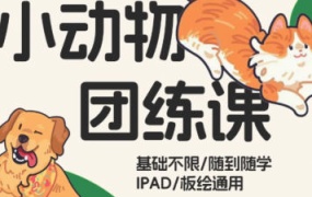 阿瀚的头像插画基础课+小动物插画课【画质还行只有视频】