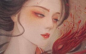 腊月十三古风人物手绘零基础入门班+进阶班水彩课【画质还可以只有视频】