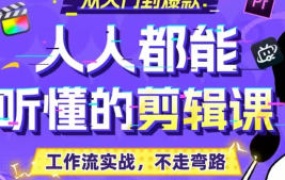 【缺】百万剪辑狮人人都能听懂的剪辑思维课2024【画质不错有部分素材】