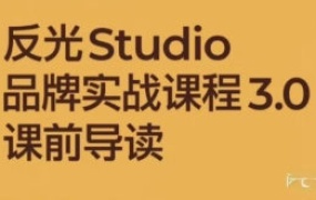 反光Studio品牌实战3.0课程2025年【画质还可以有课件】