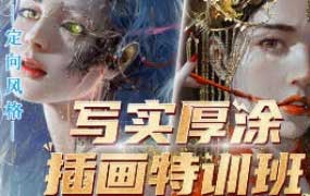 烫猫子写实厚涂插画特训班第1季【画质高清只有视频】