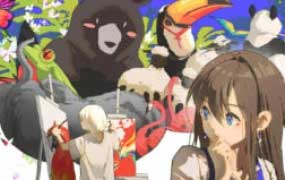 鸣泣哔哔日系光影插画2025【画质高清只有视频】