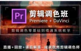 【缺】木客教育PR+达芬奇剪辑就业班第2期【画质高清有大部分素材】