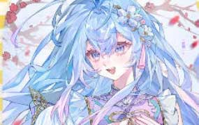 白馒松月第2期精致半厚涂头像团练2025【画质高清有课件笔刷】